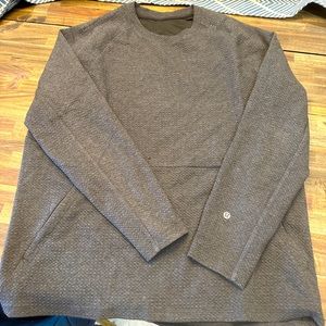 Lululemon at ease crewneck sweater. XL, gray.